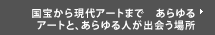 国宝から現代アートまであらゆるアートと、あらゆる人が出会う場所 あべのハルカス美術館